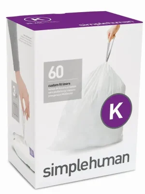 Sáčky do odpadkového koše 35-45 L, Simplehuman typ K zatahovací, 3 x 20 ks ( 60 sáčků ) Cenový Hit