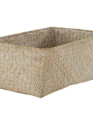 Úložný košík Compactor KITO - ručně pletený, 30 x 20 x 13 cm, béžový Expresní Doručení