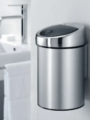 Brabantia dotykový odpadkový koš na stěnu TouchBin 3L, matná ocel/ FPP,378645 Novinka