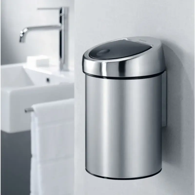 Brabantia dotykový odpadkový koš na stěnu TouchBin 3L, matná ocel/ FPP,378645 Novinka