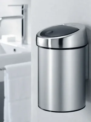 Brabantia dotykový odpadkový koš na stěnu Touch Bin 3L, matná ocel,363986 Nejprodávanější