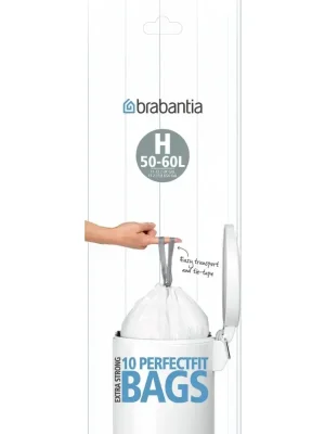 Akční Nabídka Brabantia PerfectFit pytle do koše 50-60 L (H) - 10 ks sáčků v roli, 30 µm