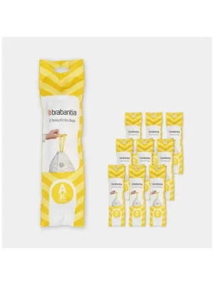 Omezená Nabídka Brabantia PerfectFit pytle do koše 3 L (A) - 200 ks, 10x20, 12 µm