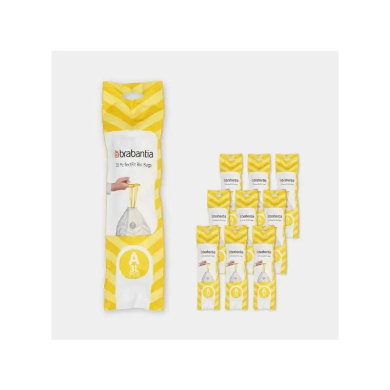 Omezená Nabídka Brabantia PerfectFit pytle do koše 3 L (A) - 200 ks, 10x20, 12 µm