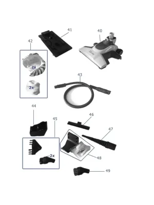 Must-Have Náhradní hadice pro pro parní mopy Polti Vaporetto 3 CLEAN, SV220 a SV240