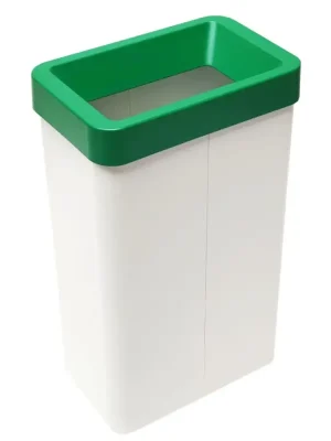 Must-Have Odpadkový koš na tříděný odpad Caimi Brevetti Maxi W,70 L, zelený, sklo barevné