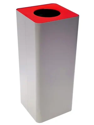 Novinka Odpadkový koš na tříděný odpad Caimi Brevetti Centolitri G, 100 L - červený, elektro