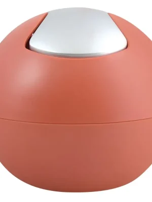 Aktuální Spirella mini výklopný odpadkový koš BOWL MATT, matný terakota, plast, 1 L