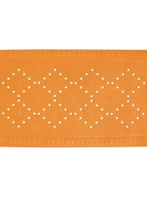 Výprodej Spirella protiskluzová podložka do vany ALASKA, oranžová, PVC, 91 x 36 cm