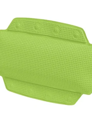Aktuální Spirella polštář do vany ALASKA, kiwi zelená, PVC, 32 x 23 cm
