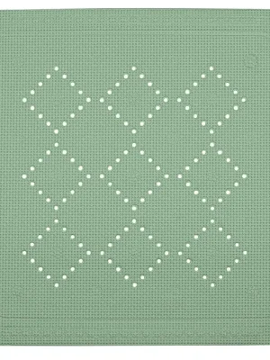 Vrácení Zdarma Spirella protiskluzová podložka do sprchy ALASKA, mechově zelená, PVC, 55 x 55 cm
