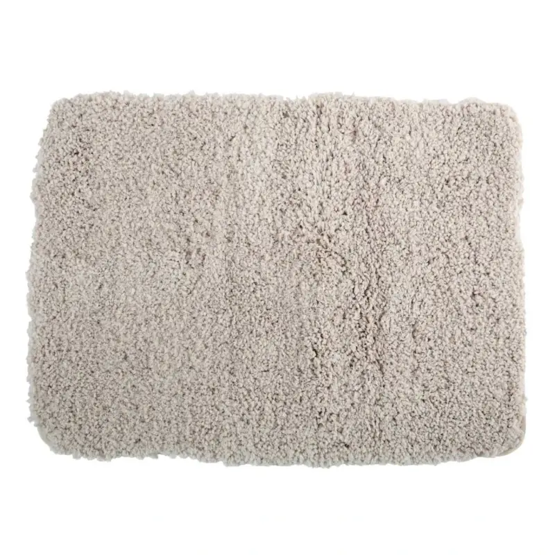 Nová Kolekce MSV koupelnová předložka MICROFIBER, béžová, polyester, protiskluzová, 50 x 70 cm