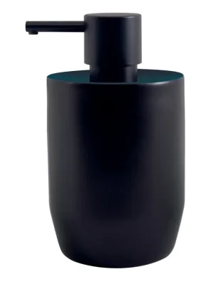 Akční Cena Spirella dávkovač mýdla JARO, černý/petrolejový, keramika, 300 ml