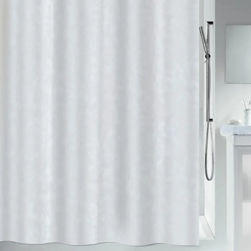 Spirella sprchový závěs PORTO, vzorovaný, bílý, 180 x 200 cm, polyester Koupit Online