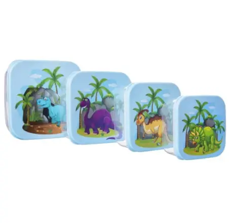 Svačinový box Dinosaurus 4 ks Výhodná Nabídka