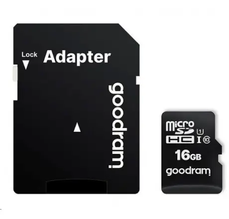 GOODRAM MicroSDHC karta 16GB M1AA, UHS-I Class 10, U1 + adaptér Koupit Online