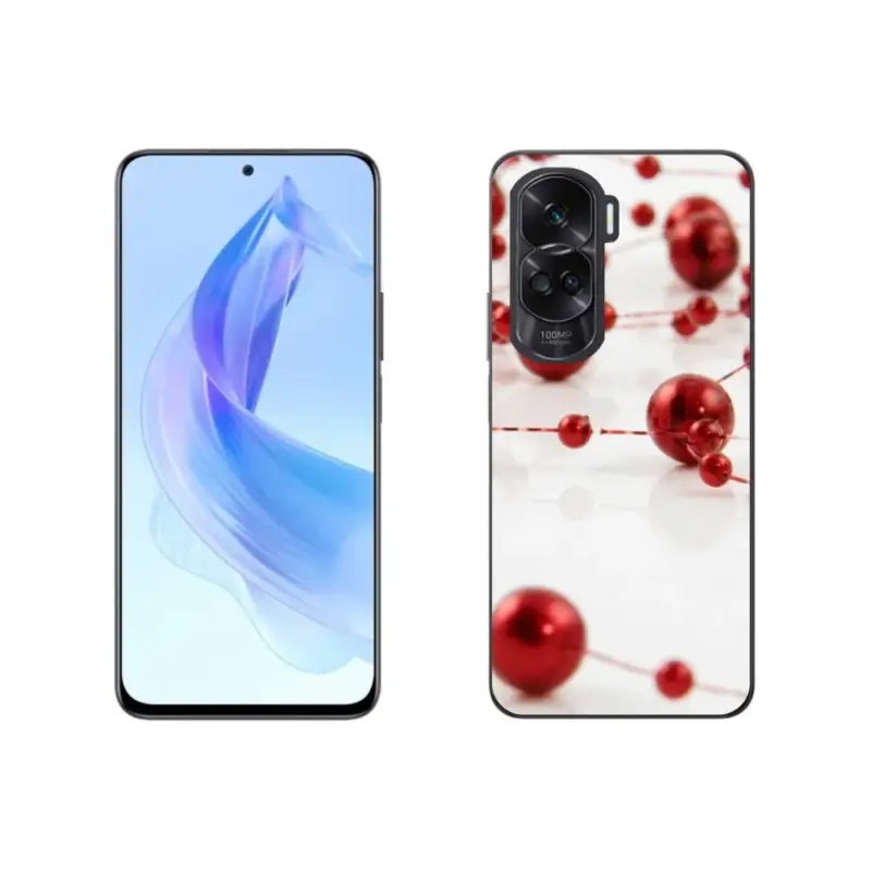 Tovární Cena Gelový kryt mmCase na Honor 90 Lite - vánoční řetěz