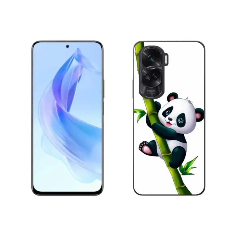 Gelový kryt mmCase na Honor 90 Lite - panda na bambusu Nakupujte Hned