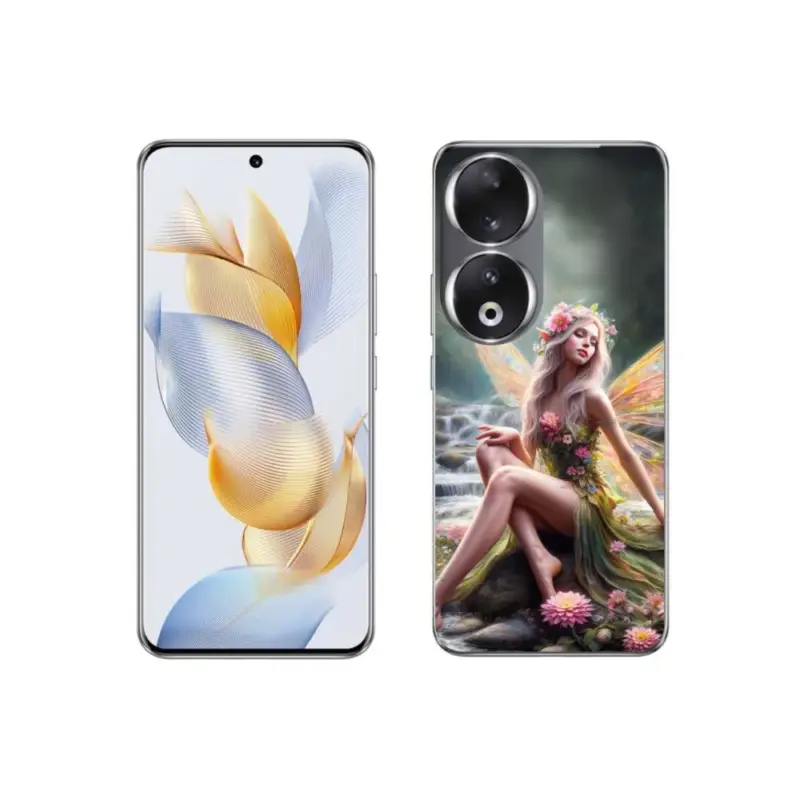Odeslání Ihned Gelový kryt mmCase na Honor 90 - motýlí žena 1