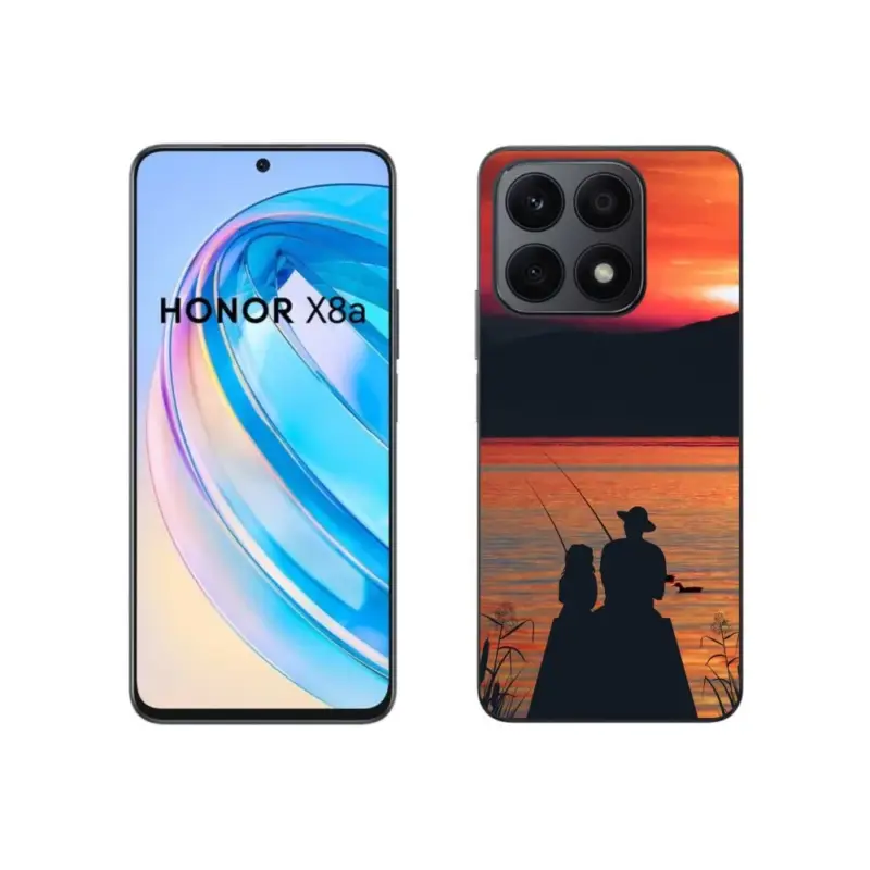 Nová Kolekce Gelový kryt mmCase na Honor X8a - rybaření 3