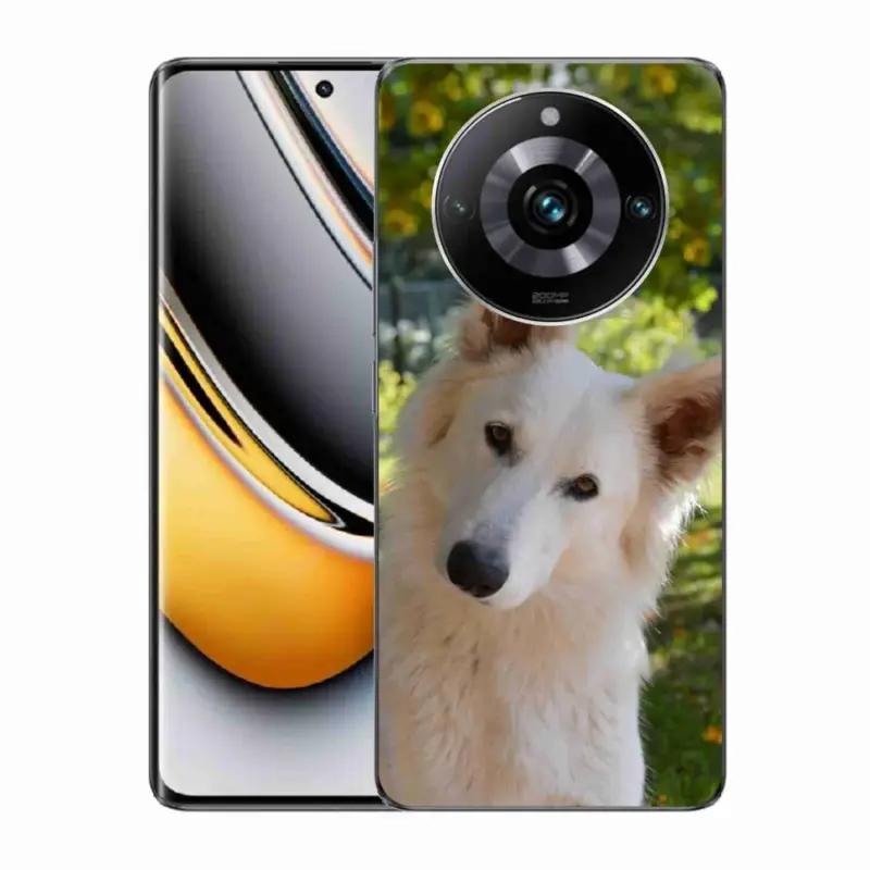 Gelový kryt mmCase na Realme 11 Pro/11 Pro+ - bílý švýcarský ovčák 1 Výprodej