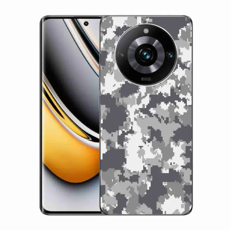 Gelový kryt mmCase na Realme 11 Pro/11 Pro+ - maskáčový vzor 2 Novinka