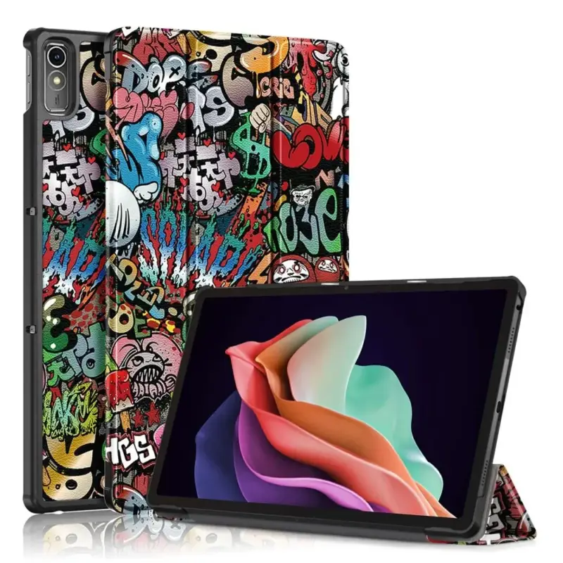 Patte chytré zavírací pouzdro na Lenovo Tab P11 (2. Gen) - graffiti Nejprodávanější