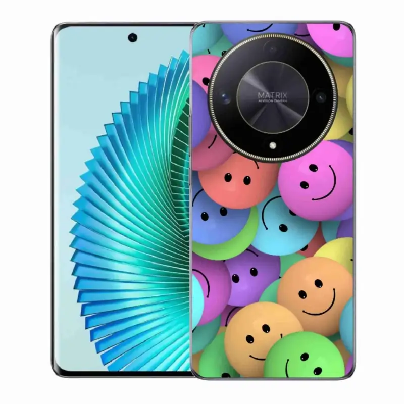 Super Cena Gelový kryt mmCase na Honor Magic 6 Lite 5G - barevní smajlíci
