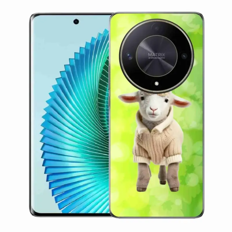 Gelový kryt mmCase na Honor Magic 6 Lite 5G - jehně ve svetru Akční Cena