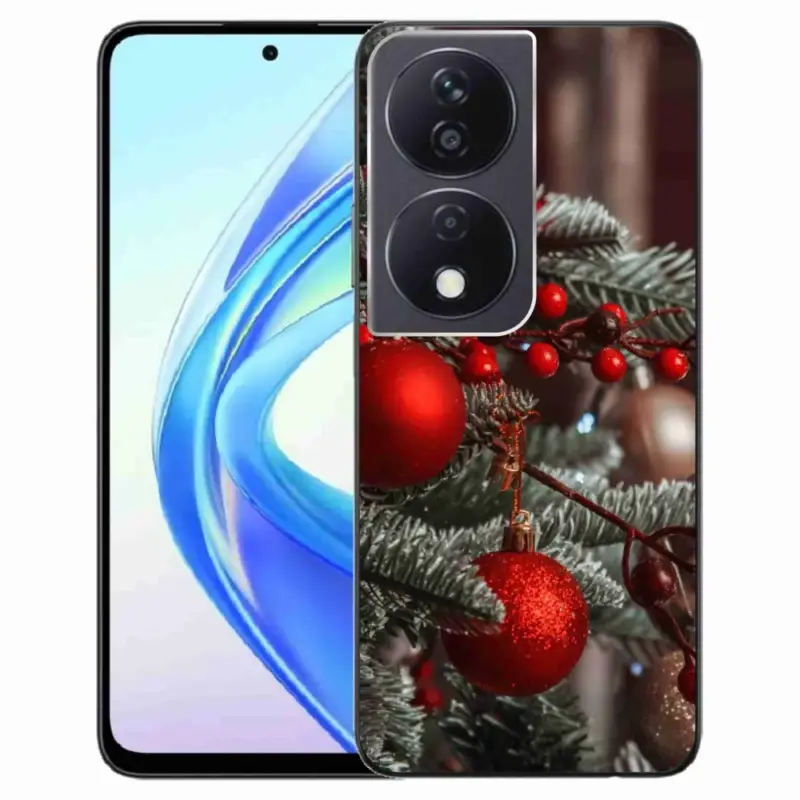 Expresní Doručení Gelový kryt mmCase na Honor X7b/Honor 90 Smart - vánoční ozdoby 2