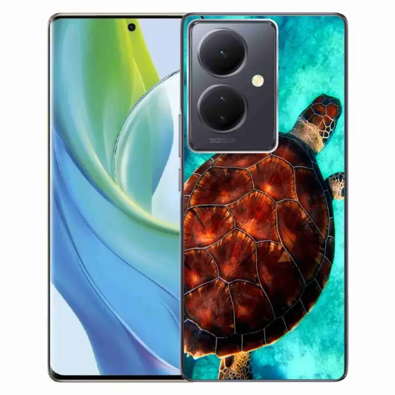 Gelový kryt mmCase na Vivo V29 Lite 5G - želva Originální