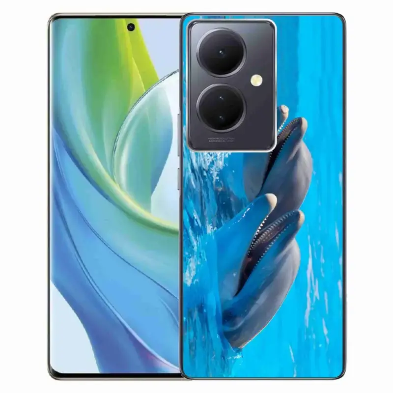 Gelový kryt mmCase na Vivo V29 Lite 5G - delfíni Cenový Hit