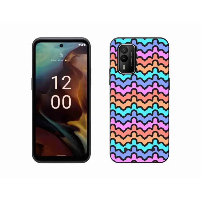 Gelový kryt mmCase na Nokia XR21 - abstraktní motiv 30 Akce