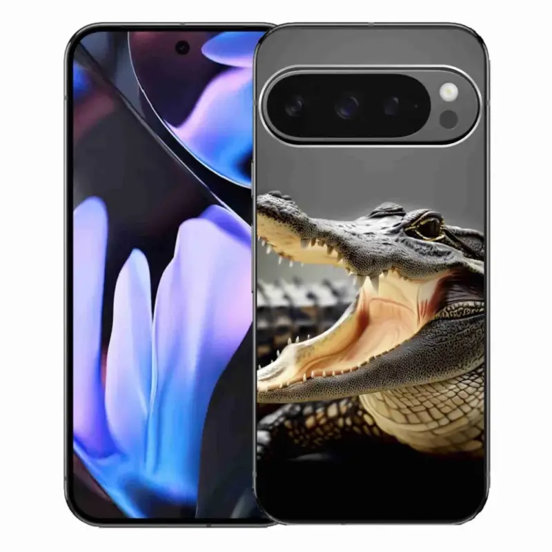 Gelový kryt mmCase na Google Pixel 9 Pro XL - krokodýl Nízká Cena