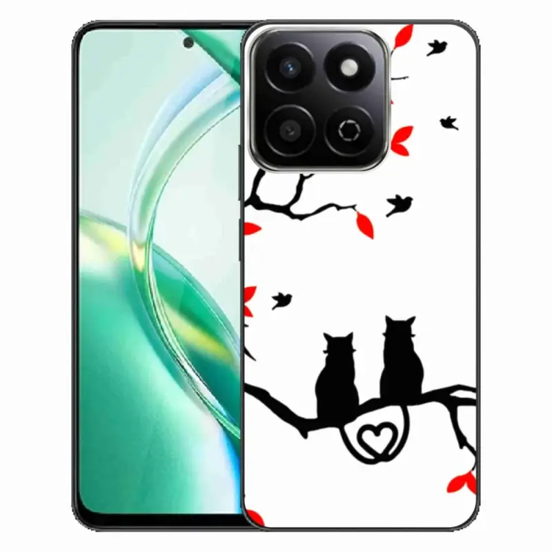 Gelový kryt mmCase na Honor 200 Smart 5G - kočičí láska Must-Have