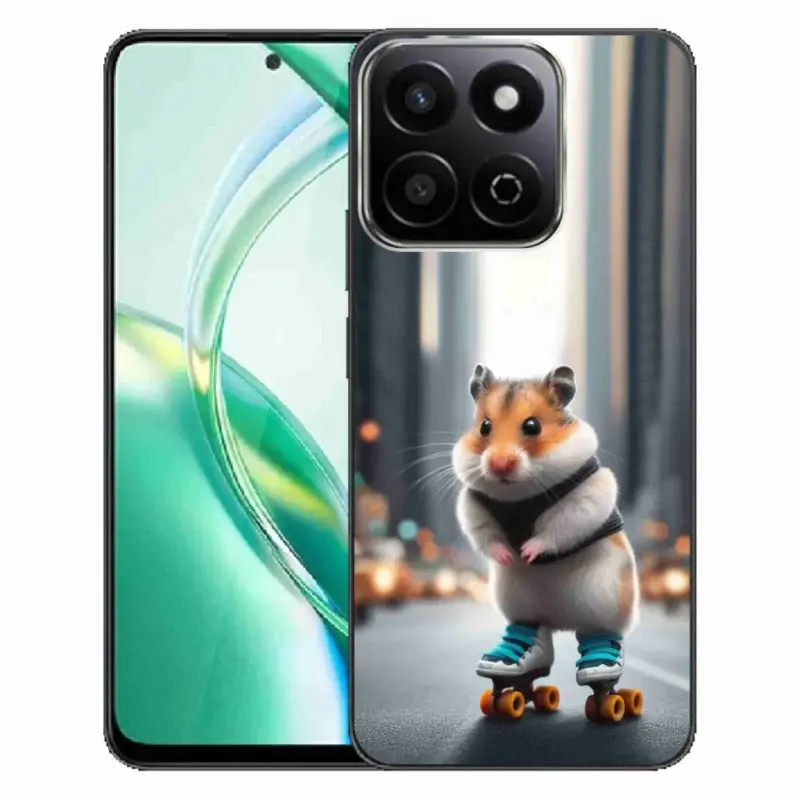Jen Po Omezenou Doba Gelový kryt mmCase na Honor 200 Smart 5G - křeček na bruslích