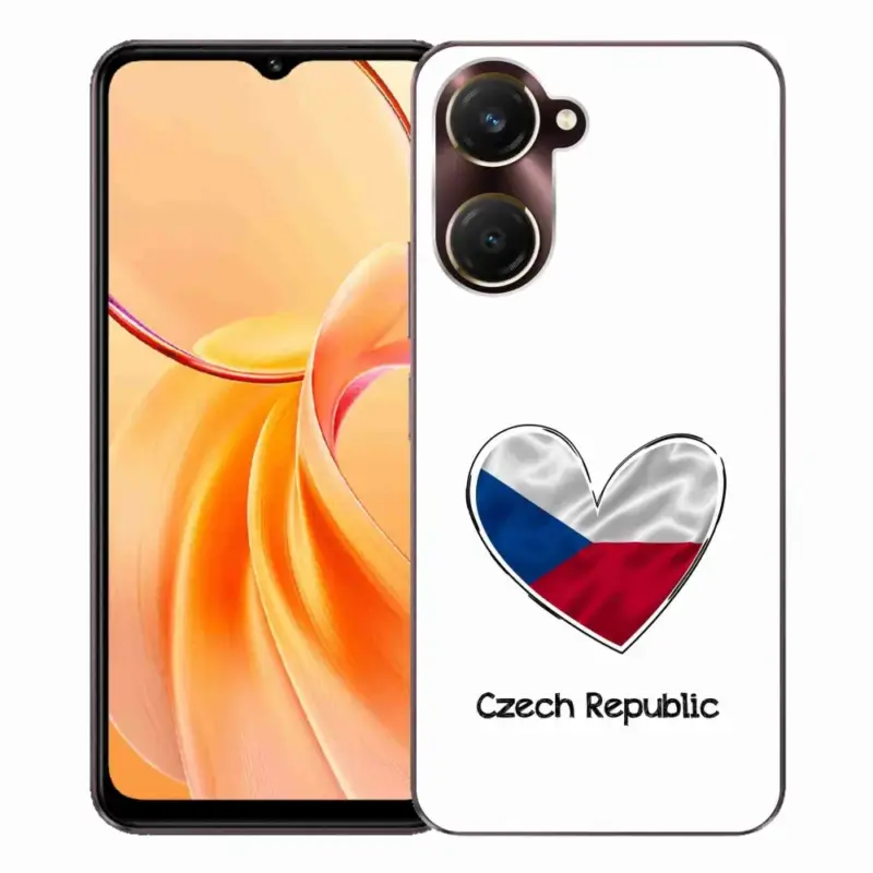 Gelový kryt mmCase na Vivo Y28s 5G - vlajka srdce bílé pozadí Kup Teď