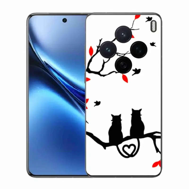 Nejprodávanější Gelový kryt mmCase na Vivo X200 5G - kočičí láska