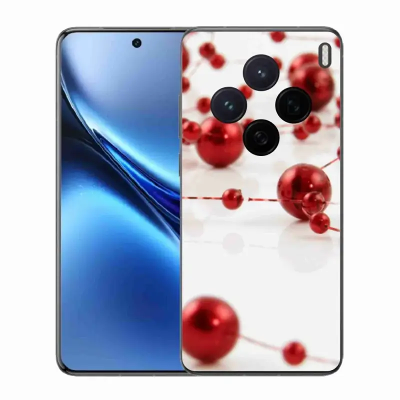 Gelový kryt mmCase na Vivo X200 5G - vánoční řetěz Finální Výprodej