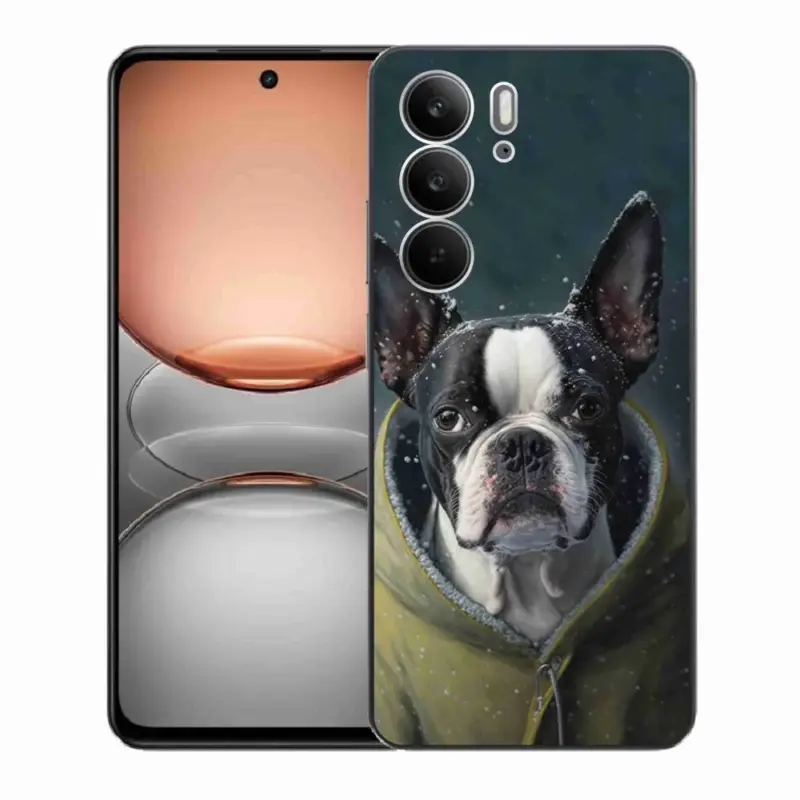 Gelový kryt mmCase na Realme C75 - buldoček Nejlepší Cena