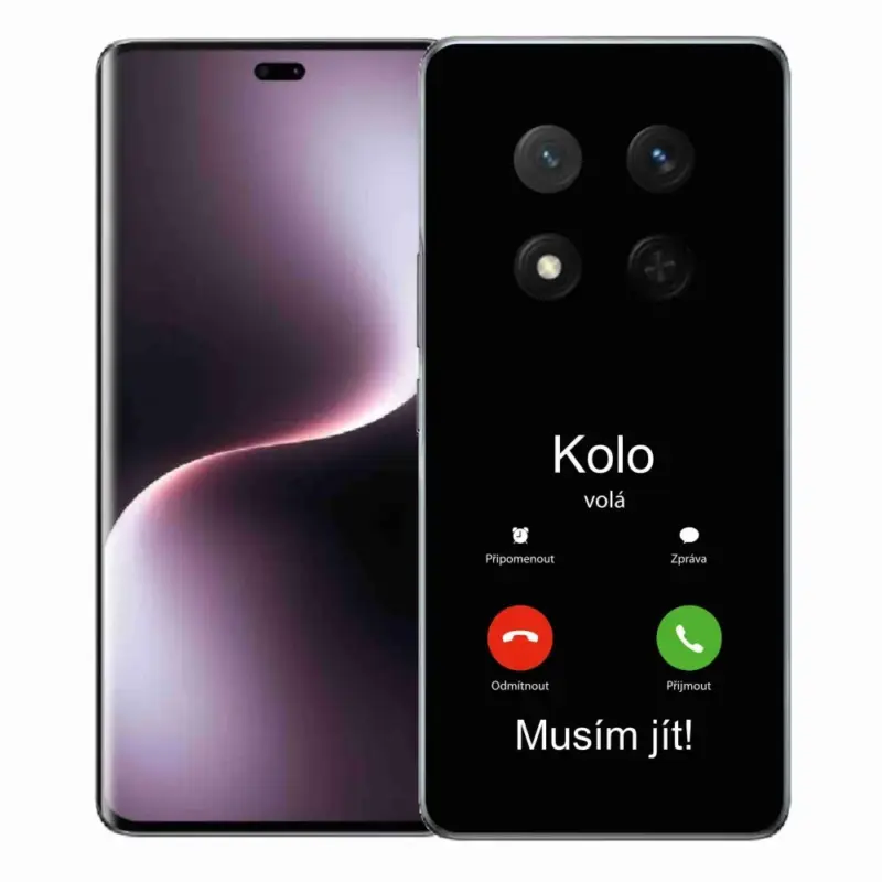 Vrácení Zdarma Gelový kryt mmCase na Honor Magic 7 Lite 5G - kolo volá černé pozadí