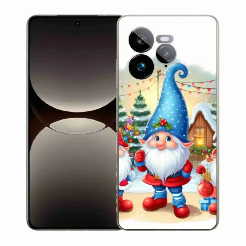 Super Cena Gelový kryt mmCase na Realme GT 7 Pro 5G - vánoční skřítci