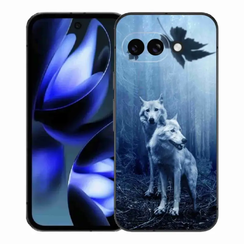 Odeslání Ihned Gelový kryt mmCase na Google Pixel 9a - vlci v lese