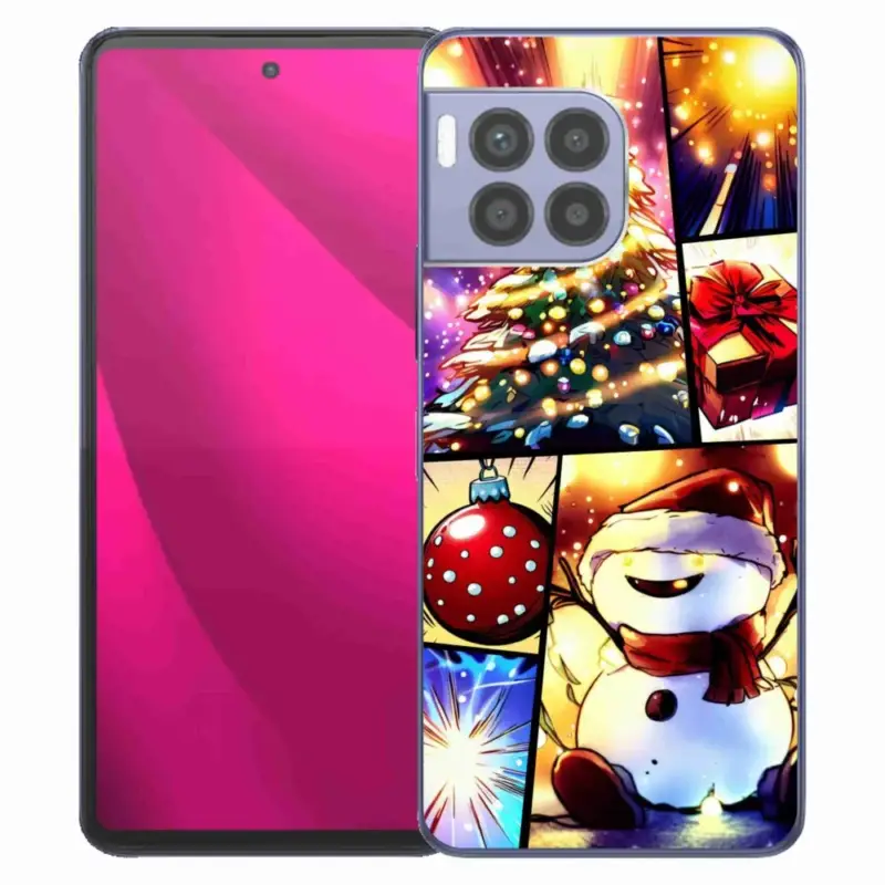 Super Cena Gelový kryt mmCase na T-Mobile T Phone 2 Pro - vánoční motivy 1