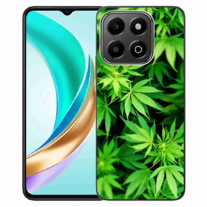 Omezená Nabídka Gelový kryt mmCase na Honor X6b - konopí 3