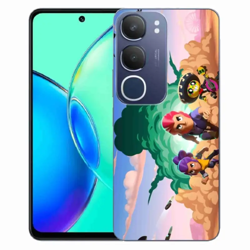 Gelový kryt mmCase na Vivo Y19s - brawl stars Speciální Cena