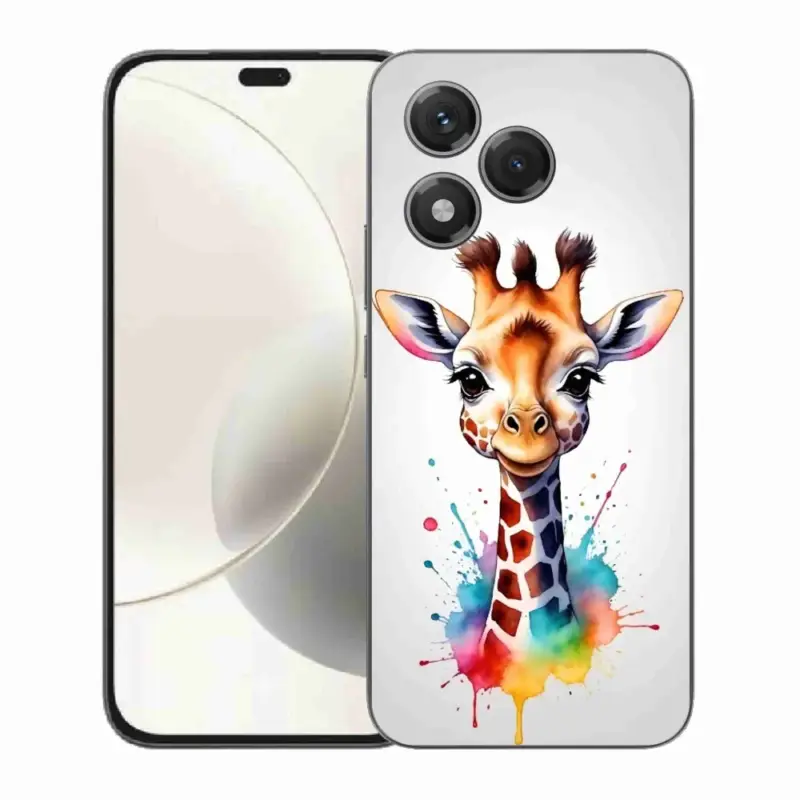Gelový kryt mmCase na Honor 400 Lite - žirafa 1 Nejlepší Cena