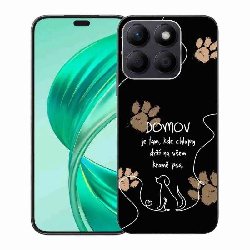 Gelový kryt mmCase na Honor X8b - psí motiv černé pozadí Odeslání Ihned
