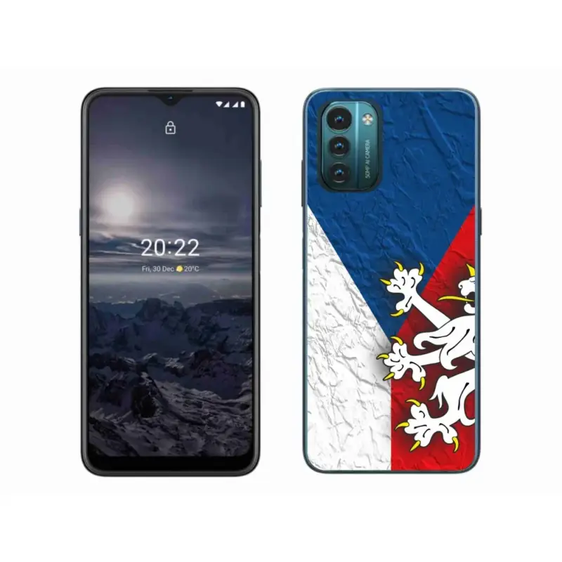 Gelový kryt mmCase na Nokia G11/G21 - česká vlajka 1 Cenově Výhodný
