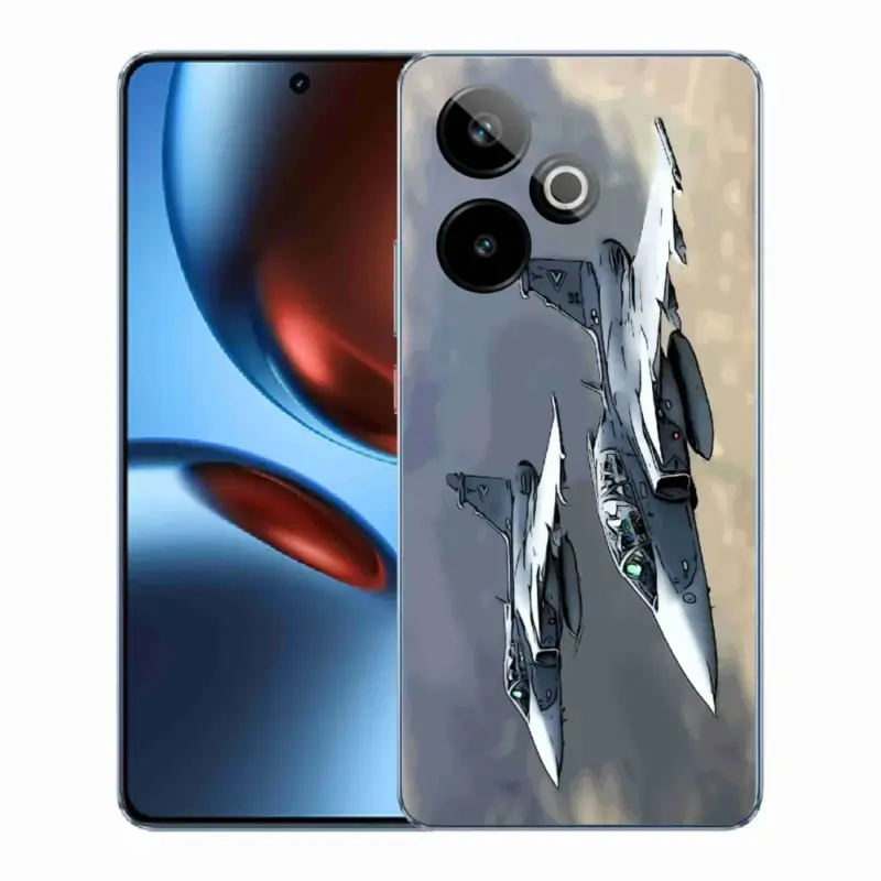 Speciální Cena Gelový kryt mmCase na Realme GT 7 5G/GT 7T 5G - stíhačky